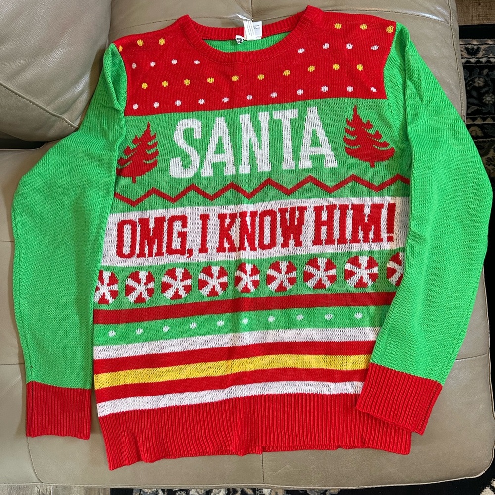 Elf Christmas Holiday Sweater